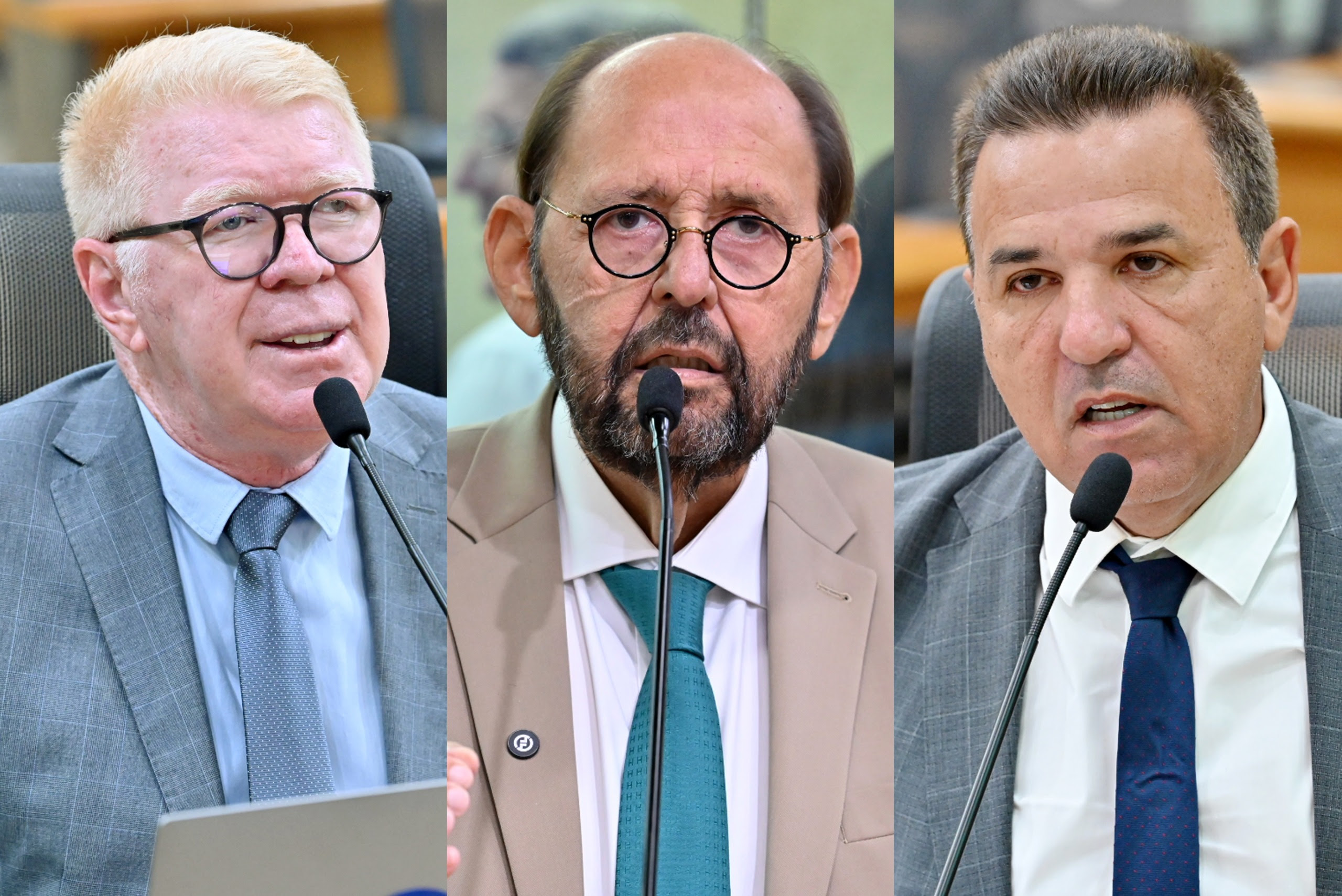 Líderes parlamentares debatem sobre consignados e falta de chuva